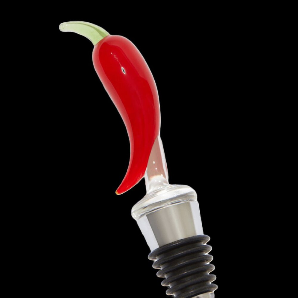 Bottle Stoppers Set of Lemon & Chilli